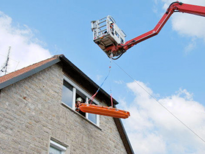 Shovel rescue stretcher