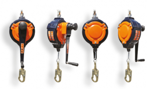 Valstopapparaat (SRL) met redfunctie - max. 15 m FAB15R valblok reddingslier 4 zijden