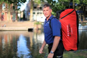 Reddingsvlot Rescue TIP-BOARD water- en ijsreddingen in rugzak lichtgewicht