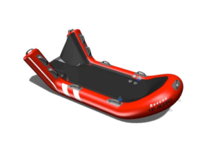 Rescue TIP-BOARD reddingsvlot water en ijsreddingen oppervlakreddingen modelweergave