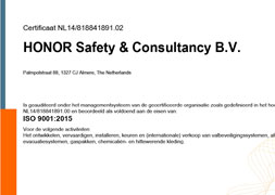 Bedrijfscertificaten-HONOR-Safety&Consultancy