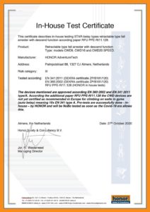 Certificaat-ISO-HONOR-fabricageproces,-PBM-Verordening-(EU)-2016-425-Module-C2 01