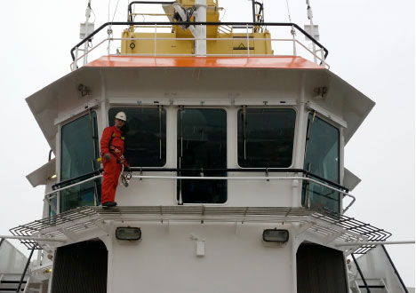 HONORail®-SafeRail-veiligheid-schip-valbeveiliging