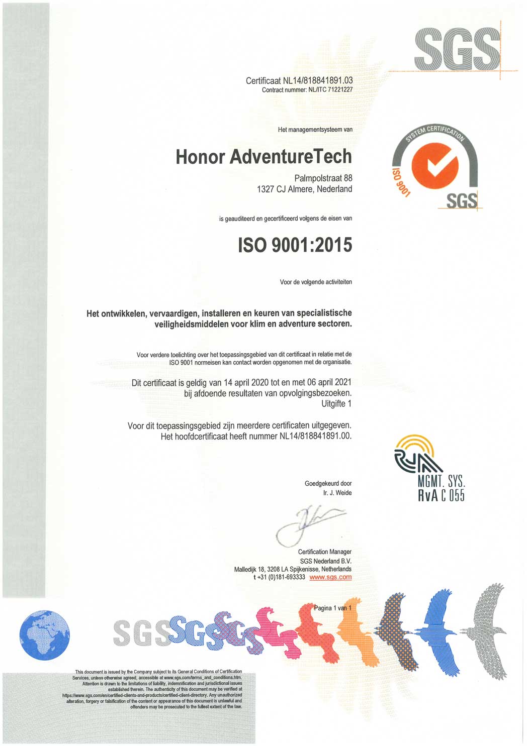 ISO-9001-2015-certificaat-HONOR-AdventureTech