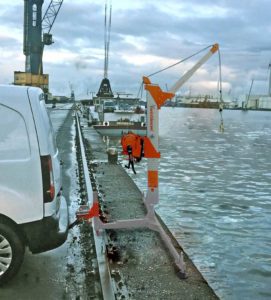 TwinSleeve®-Davit-op-kade-aan-trekhaak-ankerpunt-2025