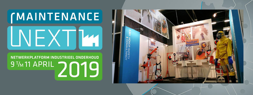 HONOR exposant op Maintenance NEXT - 9 -10 en 11 april 2019 AHOY Rotterdam